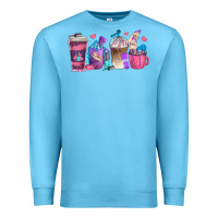 Ocean Blue nail hustler coffee cups Premium Sweatshirt - texasbilliewilder