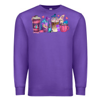 Purple nail hustler coffee cups Premium Sweatshirt - texasbilliewilder