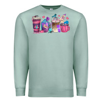 Seafoam nail hustler coffee cups Premium Sweatshirt - texasbilliewilder