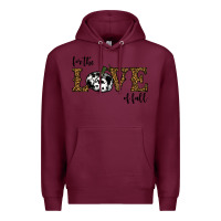 Burgundy for the love of fall Premium Hoodie - RanaPortraitStore
