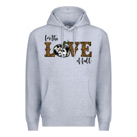 Heather Grey for the love of fall Premium Hoodie - RanaPortraitStore