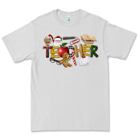 Dove Grey christmas teacher Premium Tee - LillyAllenDesigns