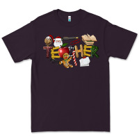 Plum christmas teacher Premium Tee - LillyAllenDesigns