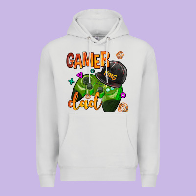 Gamer Dad Premium Hoodie Designed By Adodesignshop