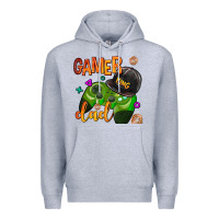 Heather Grey gamer dad Premium Hoodie - AdoDesignShop