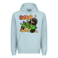 Blue Mist gamer dad Premium Hoodie - AdoDesignShop