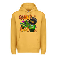 Mustard gamer dad Premium Hoodie - AdoDesignShop