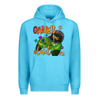 Ocean Blue gamer dad Premium Hoodie - AdoDesignShop