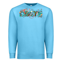 Ocean Blue obgyn Premium Sweatshirt - texasbilliewilder