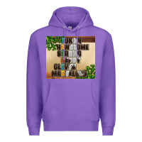 Purple fathers day Premium Hoodie - AdoDesignShop
