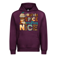 Mauve Wine pumpkin spice everything nice Urban Hoodie - AdoDesignShop