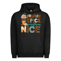 Pigment Black pumpkin spice everything nice Urban Hoodie - AdoDesignShop