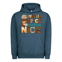 Pigment Midnight Navy pumpkin spice everything nice Urban Hoodie - AdoDesignShop