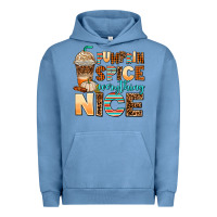 Pigment Pebble Blue pumpkin spice everything nice Urban Hoodie - AdoDesignShop