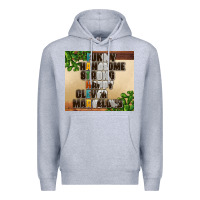 Heather Grey fathers day Premium Hoodie - AdoDesignShop