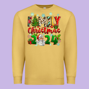 Family Christmas 2024 Premium Sweatshirt Designed By Zillion Design Studio