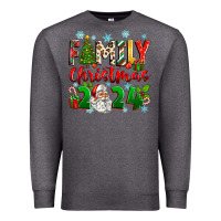 Charcoal Heather family christmas 2024 Premium Sweatshirt - Zillion Design Studio