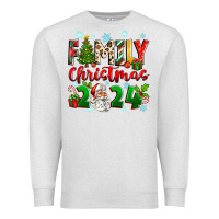 Oatmeal Heather family christmas 2024 Premium Sweatshirt - Zillion Design Studio