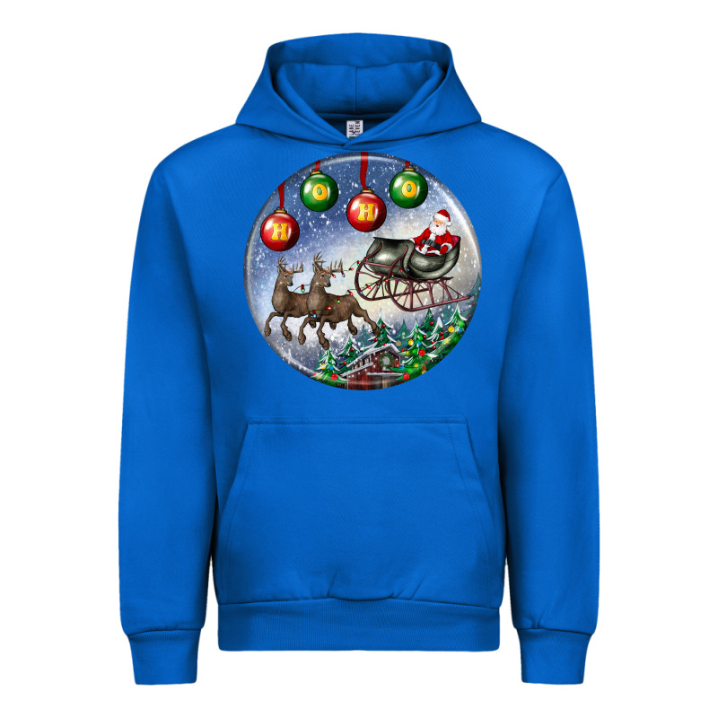 Santa Claus With Deer Christmas Ornament Urban Hoodie by BundleAndBundleShop | Teevron