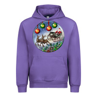 Tulip santa claus with deer christmas ornament Urban Hoodie - BundleAndBundleShop