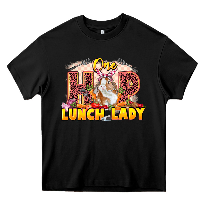 One Hip Lunch Lady Easter Day Heavy Core Tee by LillyAllenDesigns | Teevron