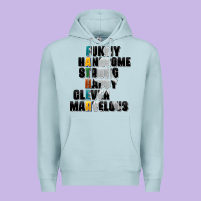 Father Words Premium Hoodie Designed By Adodesignshop