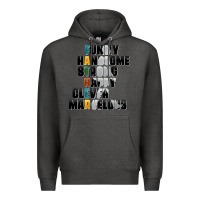 Charcoal Heather father words Premium Hoodie - AdoDesignShop