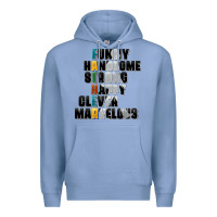 Colony Blue father words Premium Hoodie - AdoDesignShop