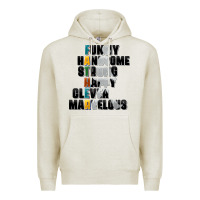 Oatmeal Heather father words Premium Hoodie - AdoDesignShop