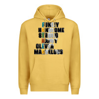 Antique Gold father words Premium Hoodie - AdoDesignShop