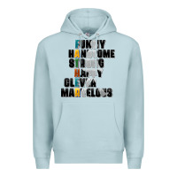 Blue Mist father words Premium Hoodie - AdoDesignShop