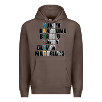 Coffee father words Premium Hoodie - AdoDesignShop