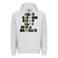 Dove Grey father words Premium Hoodie - AdoDesignShop