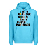 Ocean Blue father words Premium Hoodie - AdoDesignShop
