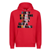 Red father words Premium Hoodie - AdoDesignShop