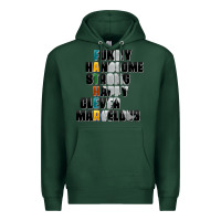 Sports Green father words Premium Hoodie - AdoDesignShop