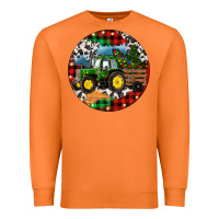 Carrot Christmas Farm Tractor Premium Sweatshirt - RanaPortraitStore