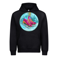 Black ice skate christmas ornament Urban Hoodie - BundleAndBundleShop