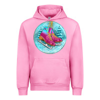Fuchsia Pink ice skate christmas ornament Urban Hoodie - BundleAndBundleShop