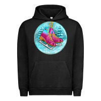 Pigment Black ice skate christmas ornament Urban Hoodie - BundleAndBundleShop