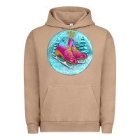 Pigment Burro ice skate christmas ornament Urban Hoodie - BundleAndBundleShop