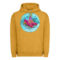 Pigment Peanut Butter ice skate christmas ornament Urban Hoodie - BundleAndBundleShop