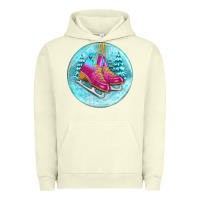Pigment Pistachio ice skate christmas ornament Urban Hoodie - BundleAndBundleShop