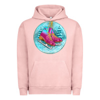 Pigment Salmon ice skate christmas ornament Urban Hoodie - BundleAndBundleShop