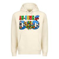 Sandshell ausome autism dad Premium Hoodie - AdoDesignShop