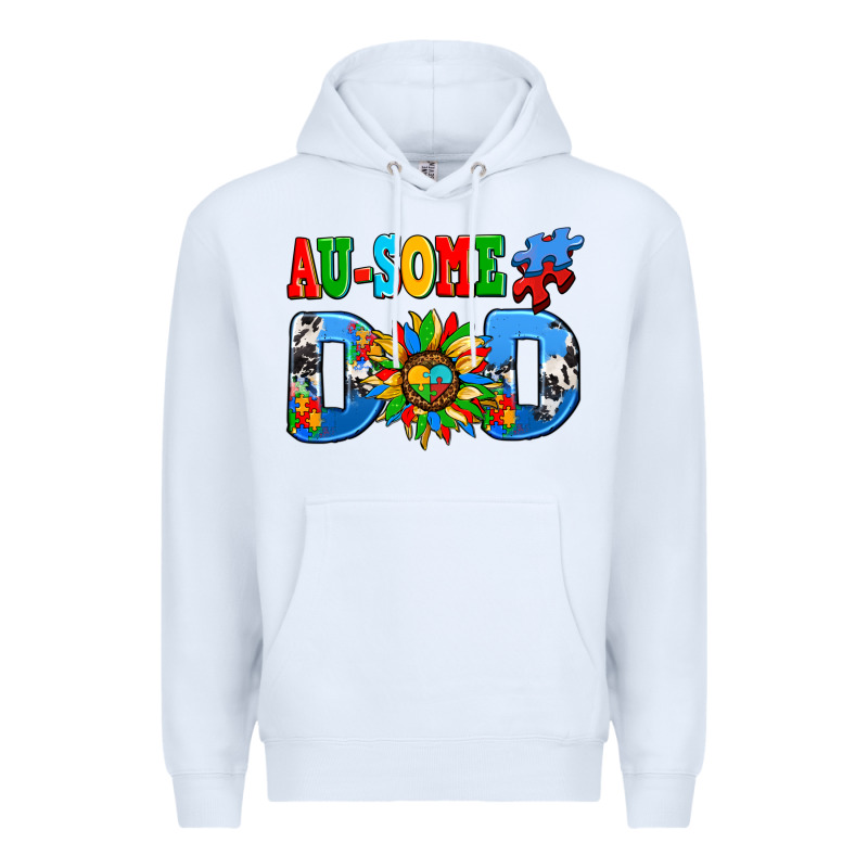 Ausome Autism Dad Premium Hoodie by AdoDesignShop | Teevron