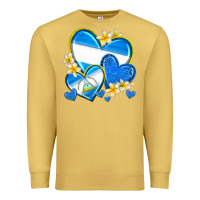 Antique Gold nicaragua hearts Premium Sweatshirt - texasbilliewilder