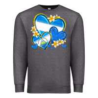 Charcoal Heather nicaragua hearts Premium Sweatshirt - texasbilliewilder