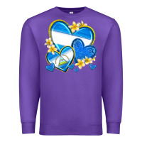 Purple nicaragua hearts Premium Sweatshirt - texasbilliewilder