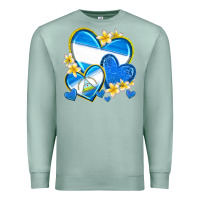 Seafoam nicaragua hearts Premium Sweatshirt - texasbilliewilder
